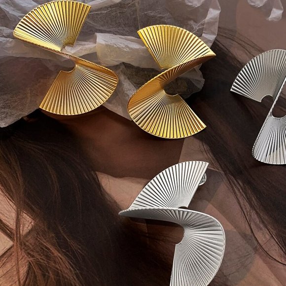 Earrings Women Spiral Knot Bohemian Hoop Drop Cute Trendy Jewelry - Picture 3 of 10